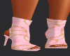 pink&gold versace heels