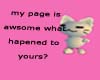 my page is awsome