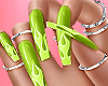 ♛ Lime Nails