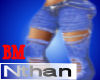 N] Long Jeans Ripped BM