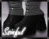 Ss✘Pors Black Boots