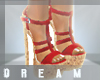 DM~Holiday heels red