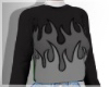 Grey Flames Sweater