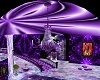 purple crystal chandelie