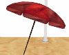Red silks umbrella