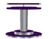 Purple/Silver bar stool