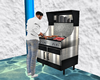 Grill inox - black