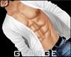 !G| Muscled White Open T