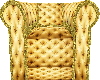 Arm Chair gold & gold Tr