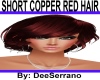 SHORT COPPER RED HAIR