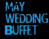 May Wedding Buffet Table