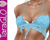 Blue Lace Babydoll Top