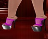 Purple Netted Heels