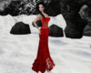 ENVY red rose dress