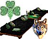 Celtic Wolf Long Couch