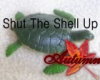 shut the shell up tee