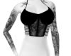 Corset Black W Tatts