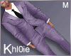 K NYE purple Suit M