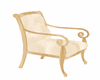 Champagne & Oak Chair
