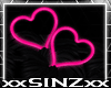 X Hot Pink Heart Vday H