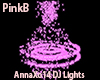 DJ Light Pink Star Burst