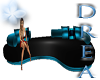 Drea Teal Dreams Couch