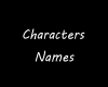 Character name :: Memo