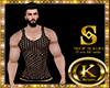 full black mesh tank