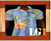 LG1 Blue Printed Shirt