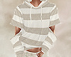 T- T-Shirt Striped cream
