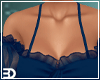 Blue Ruffle Top