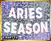 Aries Season Neon Wall