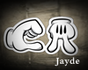Cali Wall Hands Sticker