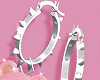 ❤ Earrings Hoop Pink