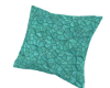 Teal & Pink Xmas Pillow