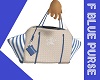 LV/ F Blue Purse