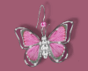 Butterfly Earrings Pink