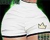 White 𝓧 Sport Shorts