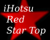 {iHotsu} Red Star Top