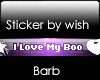 Vip Sticker ILoveMy Boo