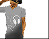 Grey Vneck