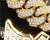Gold "Blessed" Chain F