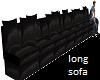 Long Leather Sofa