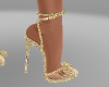 gold heels