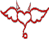devil heart sticker