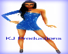 KJ Blue Sparkle Dress