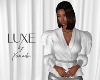 LUXE Jacket White Silver
