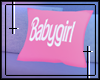  babygirl pillow