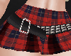 Plaid Red Skirt