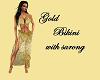 Gold Bikini with coverup